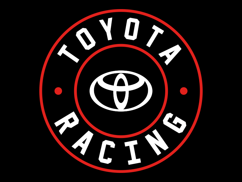 Toyota Driver Tees badge crest design driver motorsports nascar racing shirt sponsor sponsorship toyota tshirt