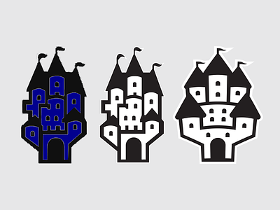 Castle Vectorization castles icon logo