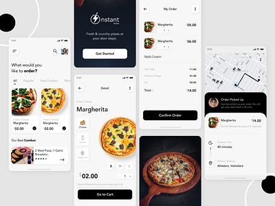 Pizza Delivery App deliveryapp design designlove food foodlove pizza ui ux