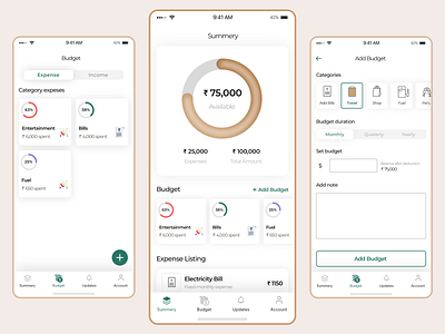 Budget app - spending tracker