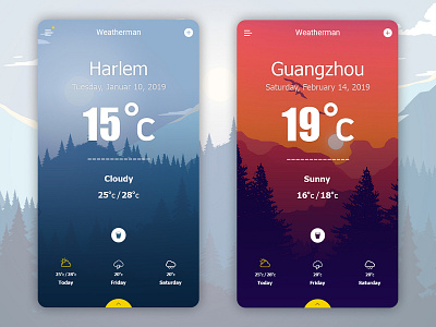 Weather App / Weatherman / UX / UI andoid app app concept appdesign appdesigner application application ui applicationux inspiration ios ui uiux uiuxdesign userexperiance userexperiencedesign userinterfacedesign ux uxui weather app weatherapplication