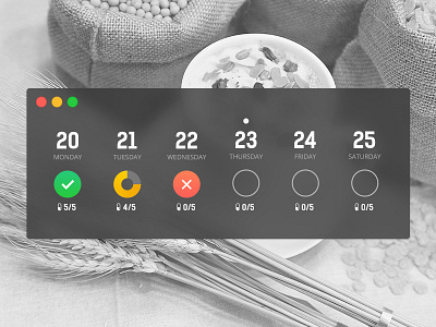 Pill Tracker app health idea interface medicine osx pill todo tracker ui