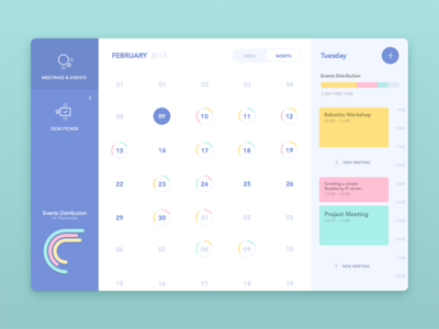 Meeting Room - Events by Boyan Kostov - Dribbble