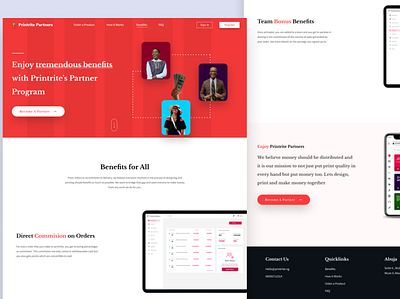 Printrite Partners Design design typography ui ux web website