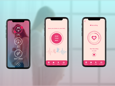 My baby heartbeat a phone app for pregnant women to monitor thei