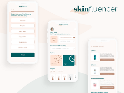 Skinfluencer App Concept