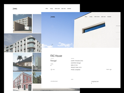 Architecture Website | Concept