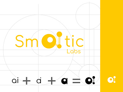 Logo of Smaitic Labs ai artificial intelligence branding design desktop illustration logo minimal ui vector web