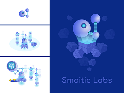 Smaitic Labs Logo branding design desktop illustration logo ui uidesign vector web