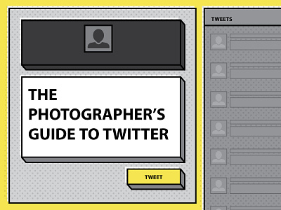 The Photographer's Guide to Twitter cover illustration cover guide illustration photographer photography social media twitter