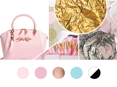 TNT Blog Vibeboard blog design blush fancy moodboard moods rose rose gold vibeboard web design