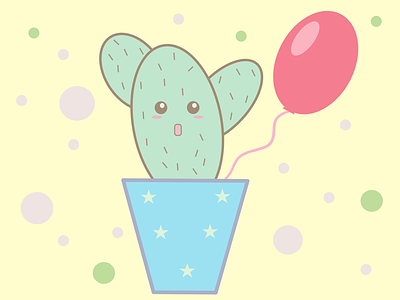 Little surprises buddy affinity designer affinity ipad balloon cactus character design cute cactus design flat design illustration illustrator ipad illustration ipad vector kawaii kawaii cactus kawaii vector red balloon vector vector art vector faces vector illustration