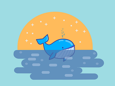 Cute Blue Whale