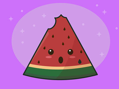 Summer Fruit affinity designer fruit fruit art kawaii kawaii fruit summer fruit vector fruit watermelon