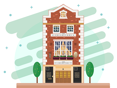 London Pub Illustration affinity art affinity designer vector art vector drawing vector illustration