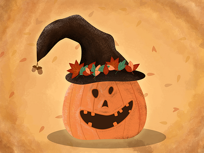 Crazy Little Pumpkin affinity designer halloween illustration illustration pumpkin illustration vector art