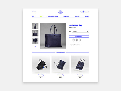 Product Detail Page - Fashion - E-Commerce - Online Shop design ecommerce fashion landingpage product responsive ui web design website