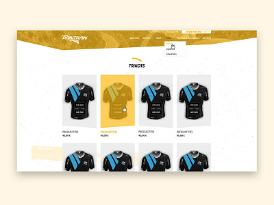 Product overview - Sport - Landingpage