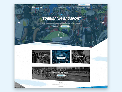 Homepage - Sport company design homepage homepagedesign landingpage responsive sport sports branding ui web design website