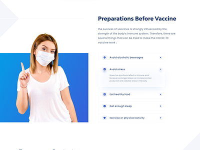 Vaccination - Vaccine landing page website