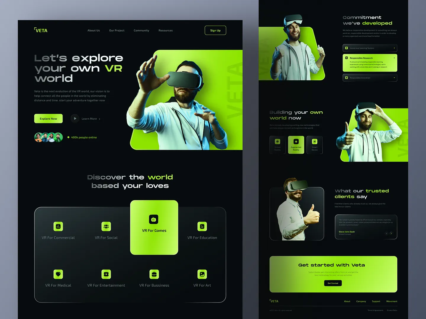 Innovative Virtual Reality Website Design for Engaging User Experiences