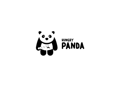 Panda Negative Space animal bear branding design icon illustration logo logo exploration panda