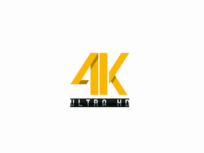 Redesign 4K UHD Logo. 4k flat logo logo logogram logotype minimalist redesign redesign logo uhd