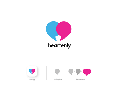 Dating App Logo Concept date dating app design flat graphic design logo logo design love match minimal tinder
