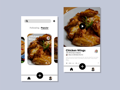 Share-Recipe App UI