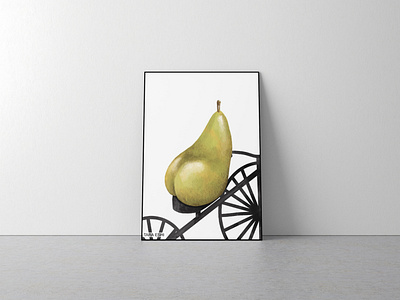 Sexy pear. Poster art design digital art digital illustration digital painting digitalart illustraion illustration painting