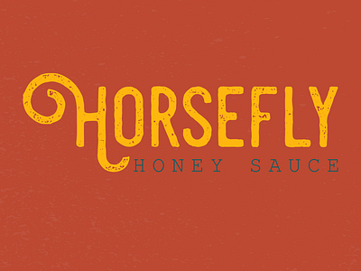 Horsefly Honey Sauce Logo Variations