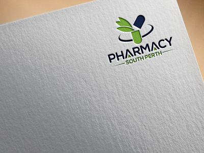 pharmacy brand branding creative eye catching illustration logo pharmacy profession professional typography unique logo
