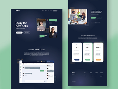 Mockup Group Message Website design figma mockup practice ui webdesign website