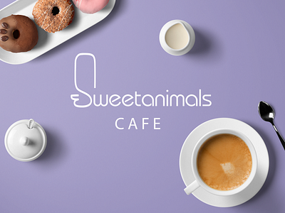 Cafe logo design cafe cafe logo design illustration logo logo design logodesign logotype purple logo vector