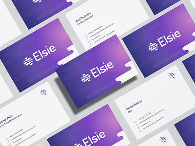 Elsie | Redesigning an Identity blue branding businesscard design designstudio dribbble genetic health healthcare identity lavender logo major minimal pink purple sketch testing typography white
