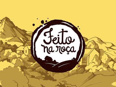 Feito na Roça - Empório e Cafeteria brand branding coffee design handmade illustration lettering logo vector
