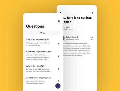 Tutoring Questions app design education app ux