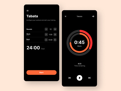 Tabata Timer app apple tabata timer ux workout