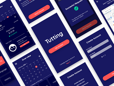 Tutting - prototype app design education app