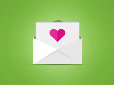 Causes email footer envelope icon email flat icon