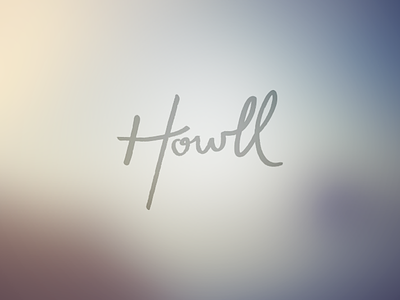 Howll logo clothing line fashion hand drawn illustration lettering logo simple