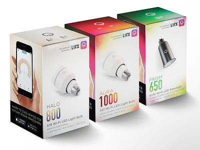 LIFX packaging iot lifx light packaging print product simple