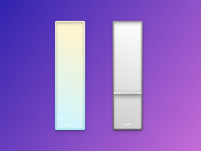 Lighting App UI color dimmer gradient iot lighting simple ui