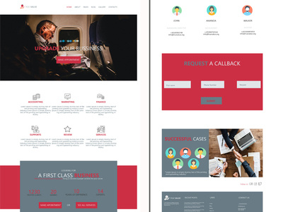 home_page design html template photoshop ui ux web website