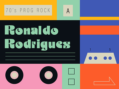Ronaldo Rodrigues - Keyboardist art branding design illustration logo vector