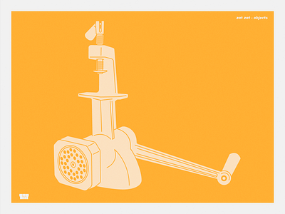 zat zat • objects design illustration linocut postcard vector visualization