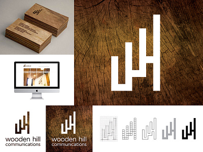 Wooden Hill Brand Identity art direction brand identity brand identity design branding branding design business cards design logo logo design logo design branding logo process website design