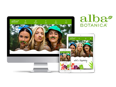 Alba Botanica Website Design animation design art direction brand website cms icon design responsive design ui design user experience user interface ux design web design website design