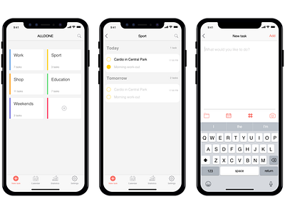 To do list app day planner design ios to do list ui ux