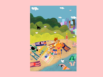 Summer design illustration